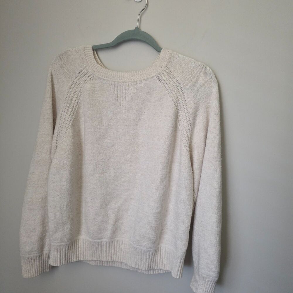 Good Condition Cream Minimalist Universal Thread Sweater | Women's Size XXL